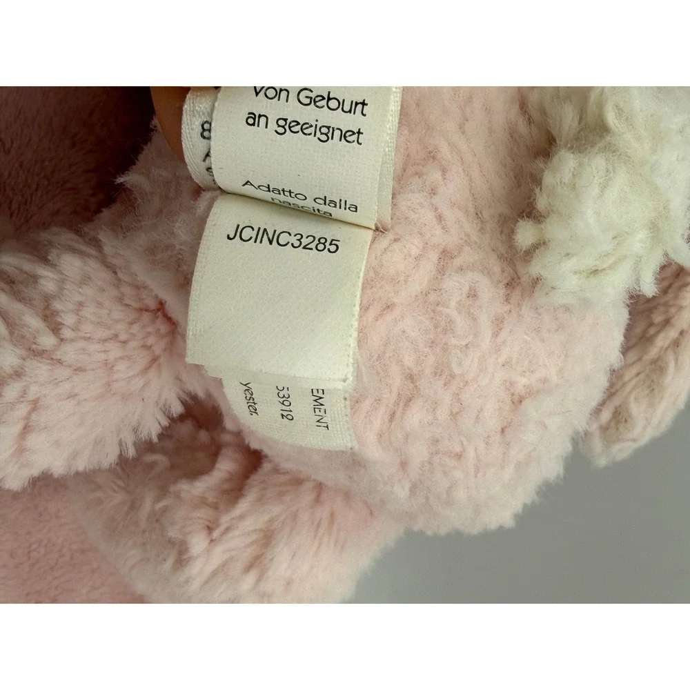 Jellycat Bashful Bunny Soother Pink Security Blanket Lovey 13